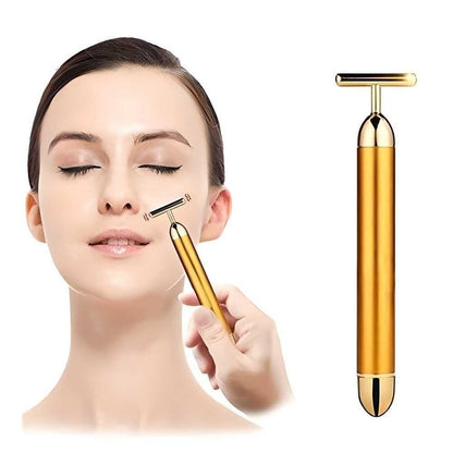 24K Gold Facial Massage Electric Roller