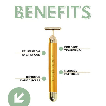 24K Gold Facial Massage Electric Roller