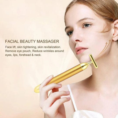 24K Gold Facial Massage Electric Roller